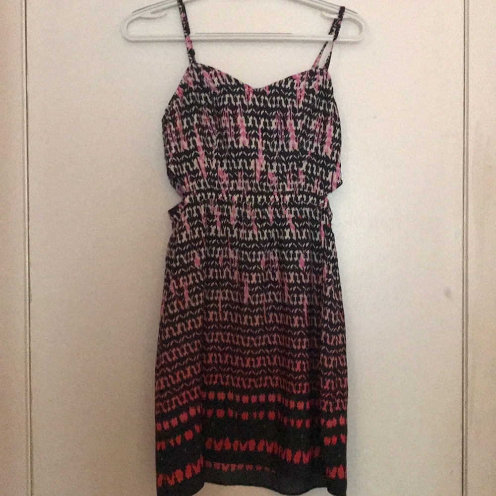 Multi color ombré dress